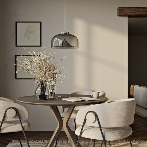 Lampe Suspension En Cristal - Design Moderne - Monai Fumée