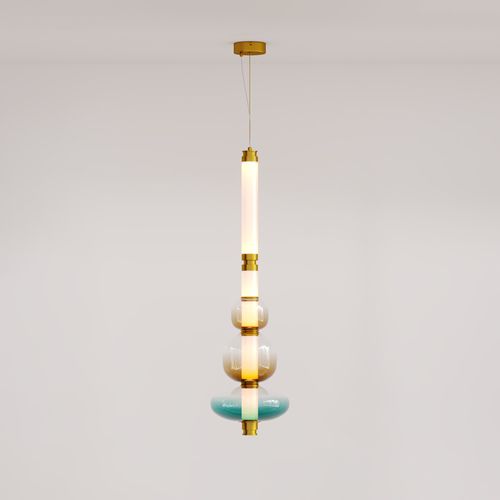 Lampe Suspendue En Cristal - LED - Greya Bleu