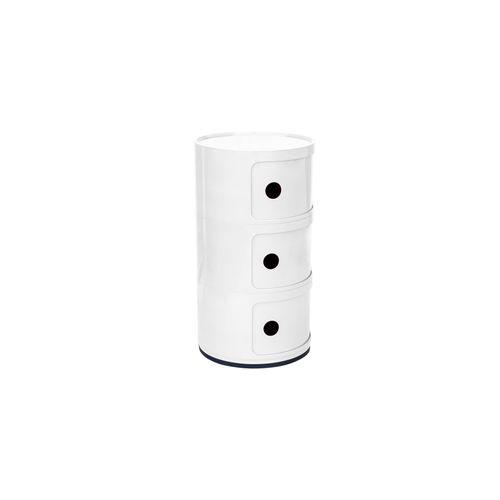 Armoire De Stockage - 3 Tiroirs - New Bili 3 Noir