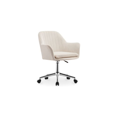 Chaise De Bureau Pivotante Avec Accoudoirs - Venia Orange