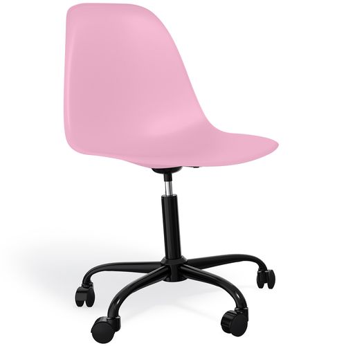 Chaise De Bureau Iconik Avec Accoudoirs - Weston, Rose, Réglable En Hauteur, Design Ergonomique - 10
