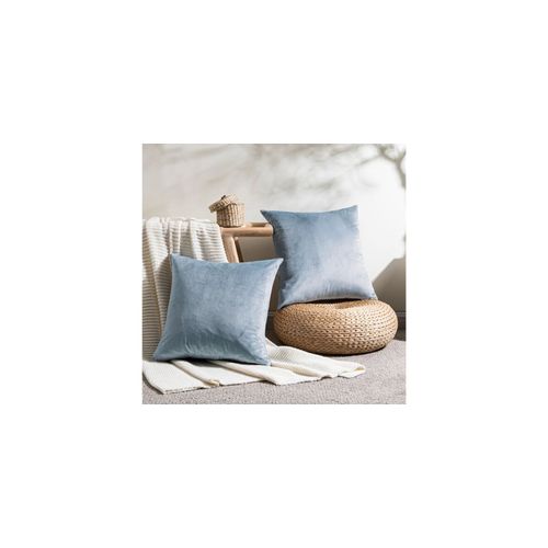 Lot De 2 Coussins En Velours - Housse Et Garnissage - Lenay Jaune