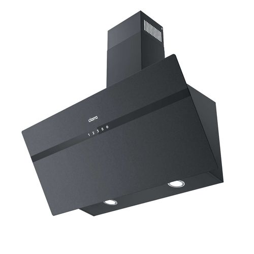 Hotte De Cuisine En Verre Dépoli 90cm Avec Angle Anti-traces De Doigts A+++ Wifi Cbcg9736h-g