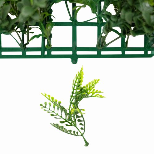 Panneau Mural Végétal Artificiel 0,5 X 1.5 M Alina Feuillage Décor Jardin Maison