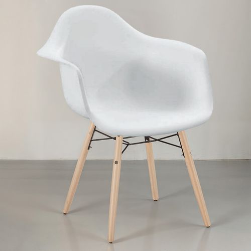 Chaise De Salle À Manger Design Scandinave - Pieds En Bois - Skandiva Vert Pastel