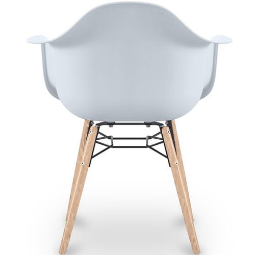Chaise De Salle À Manger Design Scandinave - Pieds En Bois - Skandiva Vert Pastel