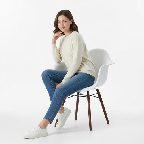 Chaises De Salle à Manger - Design Scandinave - Pieds En Bois Foncé - Skandiva Bleu Clair