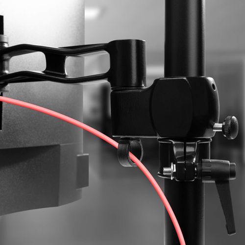 Dm351x2 Support écran PC Pour Bureau à Pince - Hauteur Ajustable - Vesa 75/100 - 1 Extension