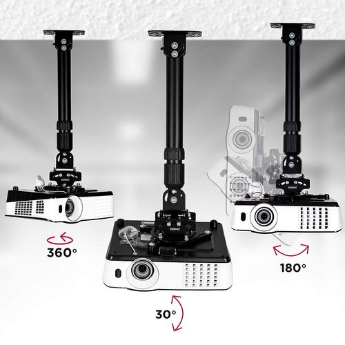 Pb04xl Support Vidéoprojecteur - Bras Extensible - Mural Ou Plafond - Charge Maximale 13,6 Kg