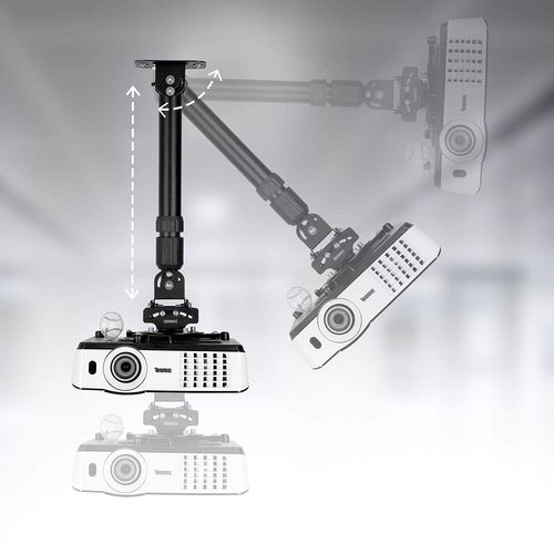 Pb04xl Support Vidéoprojecteur - Bras Extensible - Mural Ou Plafond - Charge Maximale 13,6 Kg