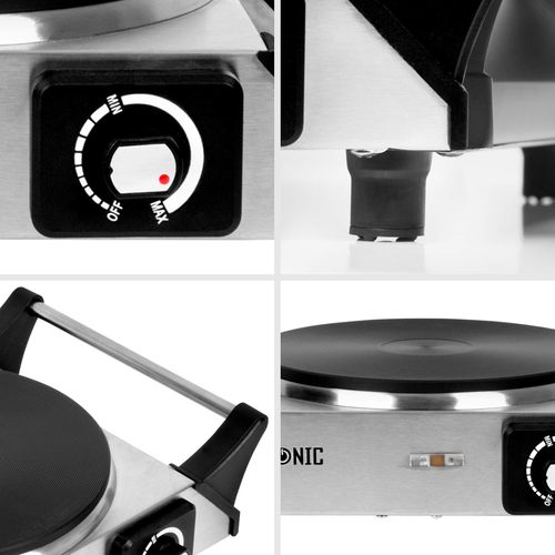 Hp1 Ss Plaque De Cuisson Chauffante électrique Avec Foyer En Fonte De 20 Cm - 1500w