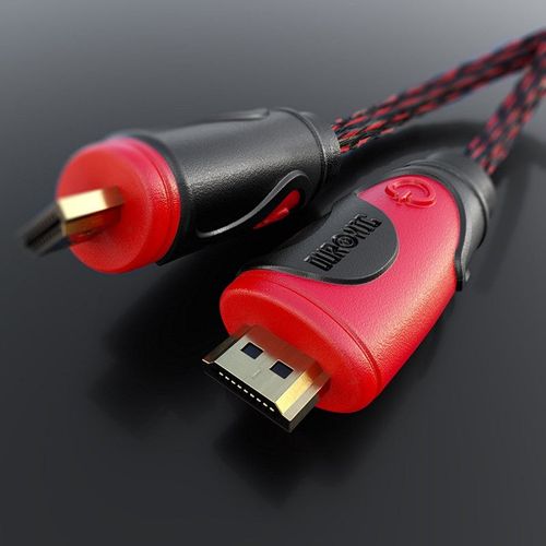 Hdc03 1,5 M Câble HDMI Dernière Génération - Connecteurs En Plaqué Or 24k - Ethernet