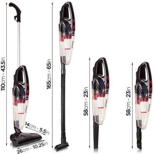 Aspirateur Balai Et À Main Sans Sac Vc8 /bk Classe A + Tête / Flexible / Brosse