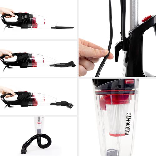 Aspirateur Balai Et À Main Sans Sac Vc8 /bk Classe A + Tête / Flexible / Brosse