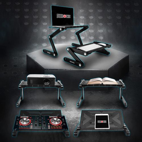 Dml121 Support Pour Ordinateur Portable - Pliable Et Réglable Avec 6 Articulations