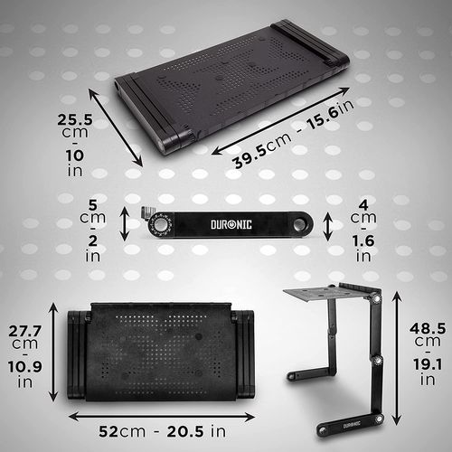 Dml121 Support Pour Ordinateur Portable - Pliable Et Réglable Avec 6 Articulations
