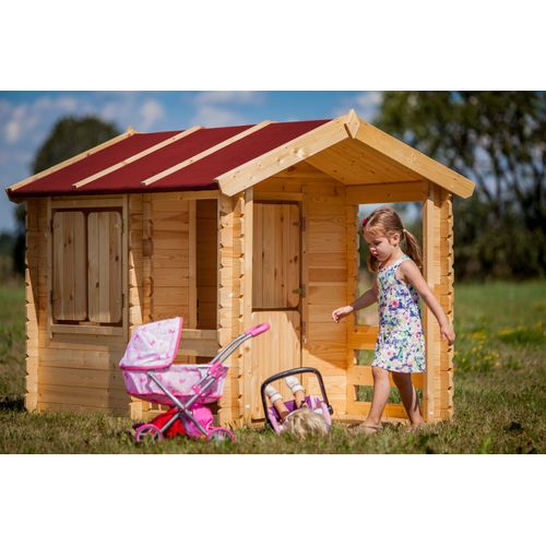 Maison En Bois Pour Enfants - M501 -  182x146xh145cm/1.1m2