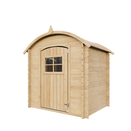 Maison En Bois Pour Enfants Sans Plancher - M505-1 - 112x146xh145cm/1.1m2