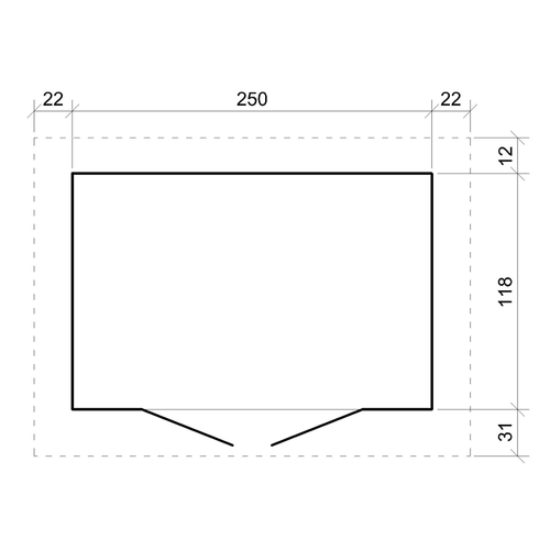 M901a-tundra Grey Abri De Jardin Qualité Premium 3m²/l161xl294xh239 Cm