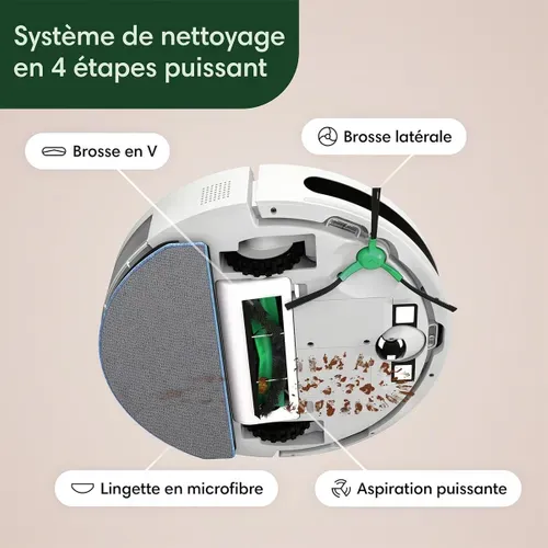 Aspirateur/laveur Robot Connecté Y011240