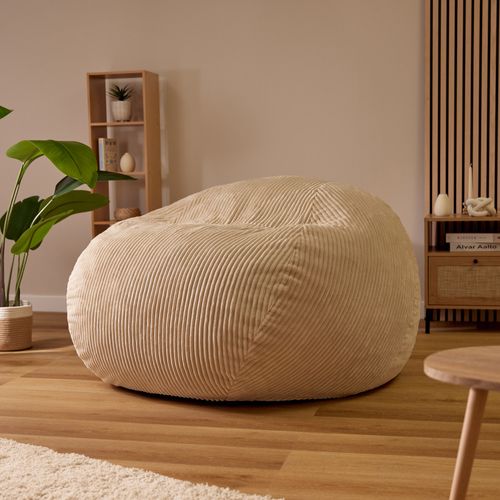 Fauteuil Poire Géant Sans Rembourrage - Housse Fourrure Lavable - Pouf Surdimensionné Pour Détente Profonde - 8