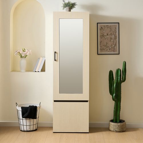 Armoire D'entrée Avec Miroir, Bois