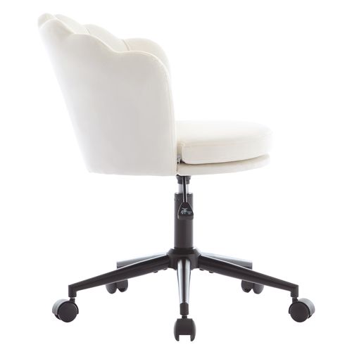Fauteuil De bureau Pivote à 360°, Avec Coussin Beige