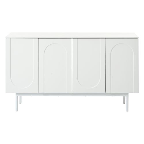 Buffet Arc Design Avec 4 Portes Blanc - Buffet But