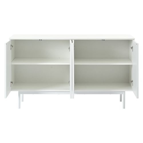 Buffet Arc Design Avec 4 Portes Blanc - Buffet But