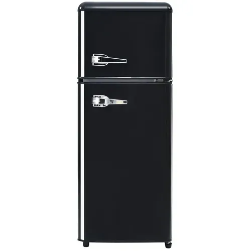 Réfrigérateur 2 Portes Compact 92 Litres - Largeur 45.5 x Hauteur 105,5 cm - Noir