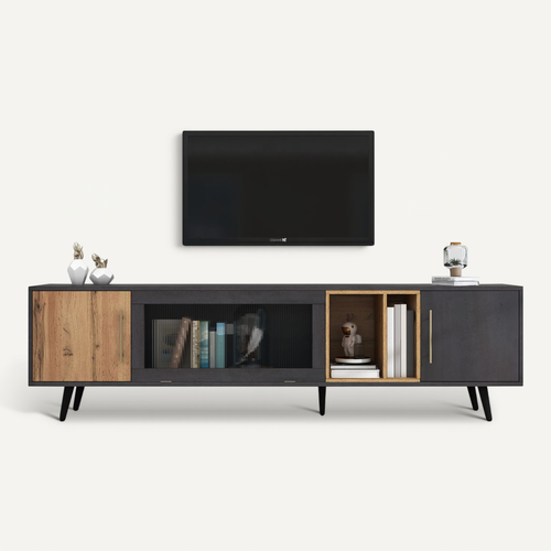 Meuble TV Avec 3 Portes 200 X 40 X 55.5cm