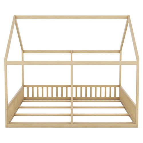 Lit Cabane Lit Enfant Lit Double 2 X 90 X 200cm En Bois