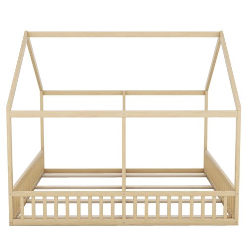 Lit Cabane Lit Enfant Lit Double 2 X 90 X 200cm En Bois
