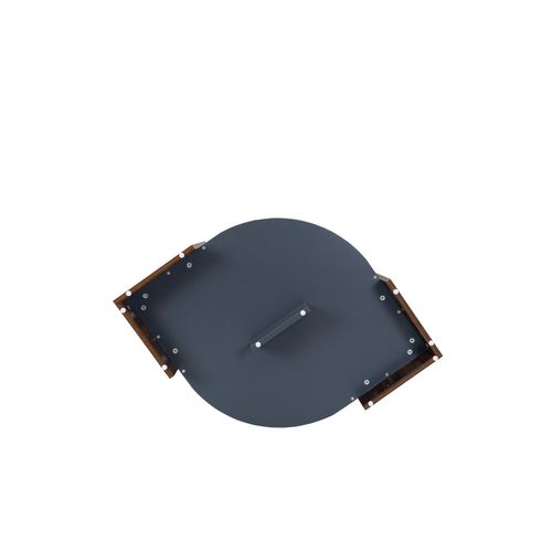 Table Basse Plateau De Table Avec Rayures En Marbre Noir
