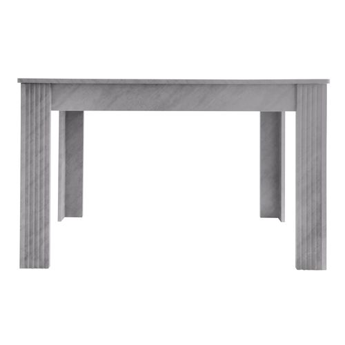 Table à Manger 116 X 65 X 75cm En Gris