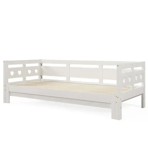 Lit Gigogne 98~187 X 196cm Blanc
