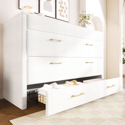 Lit Rabattable 140x200 Cm Avec Tiroir, Bureau Et Ports USB/type-c, Beige