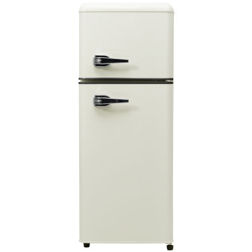 Réfrigérateur 2 Porte 92 L-classe D-45 dB-silencieuse-rétro-blanc
