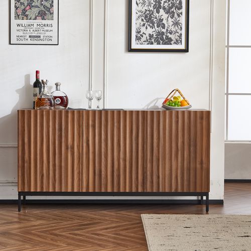 Buffet Avec 3 Portes Marron
