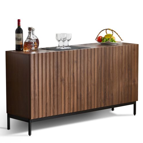Buffet Avec 3 Portes Marron