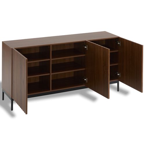 Buffet Avec 3 Portes Marron