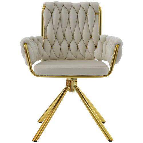 Lot De 2 Chaises Beige En Velours - Chaise But