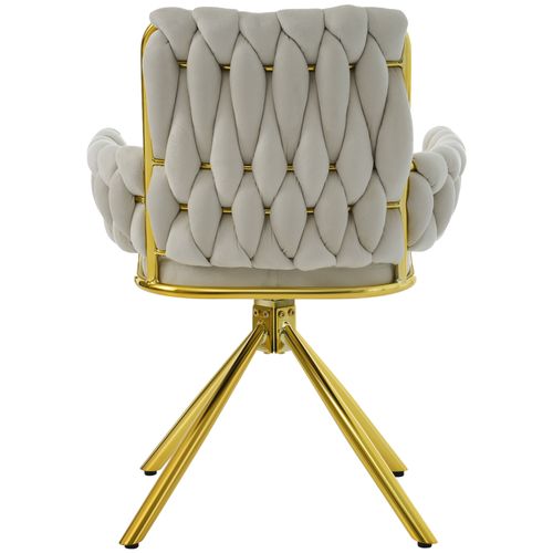 Lot De 2 Chaises Beige En Velours - Chaise But