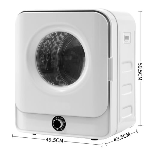 Mini Sèche-linge à Évacuation 3 Kg – Compact Et Pratique Blanc