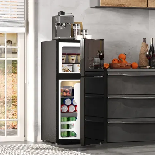 Mini Réfrigérateur Cube Noir 22+38l