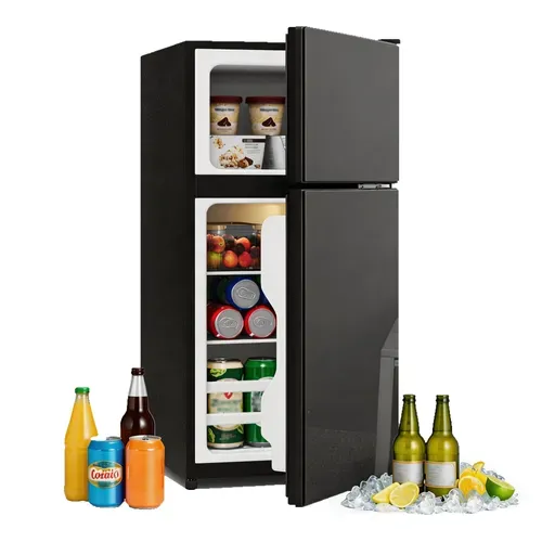 Mini Réfrigérateur Cube Noir 22+38l