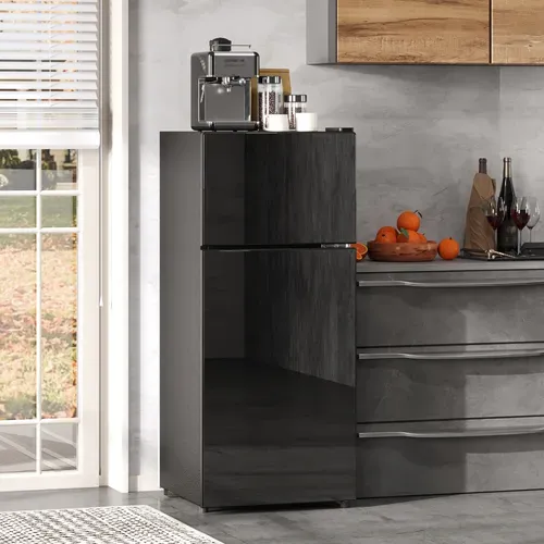 Mini Réfrigérateur Cube Noir 28+64l