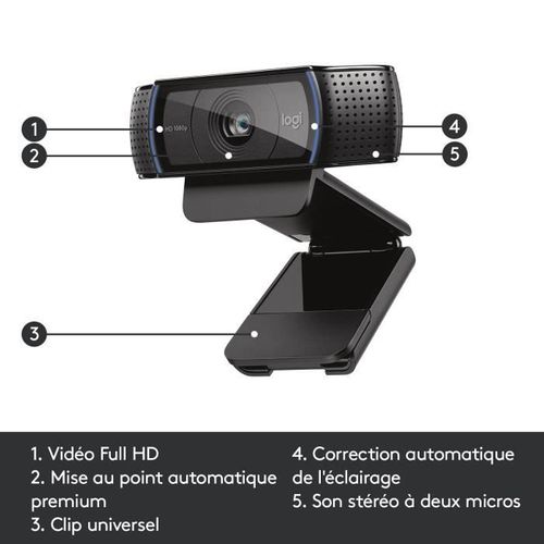 Webcam - Full HD 1080p - C920