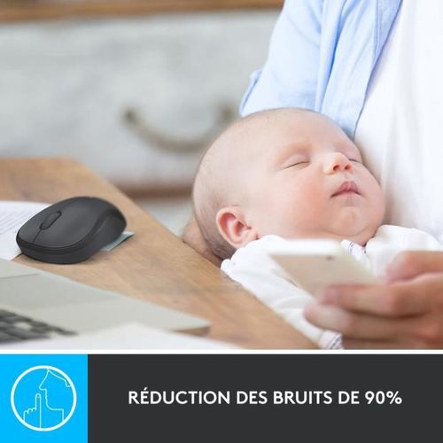 Souris - Sans Fil - M220 Silent - Noir - Silencieuse