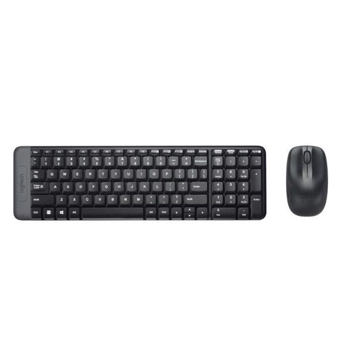 Ensemble Clavier Souris Mk220 - Azerty - Sans Fil